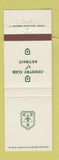 Matchbook Cover - Country Club of Detroit MI