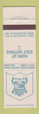 Matchbook Cover - Bay Pointe Golf Club West Bloomfield MI
