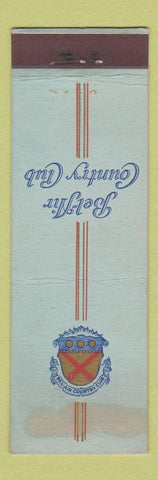 Matchbook Cover - Bel Air Country Club CA CROWN? WORN