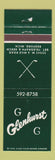 Matchbook Cover - Glenhurst Golf Club Redford MI