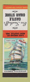 Matchbook Cover - Ben Saathoff's Castle Cigar Store New Castle IN