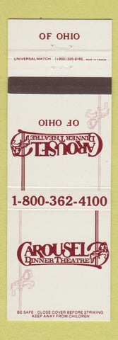 Matchbook Cover - Carousel Dinner Theatre OH