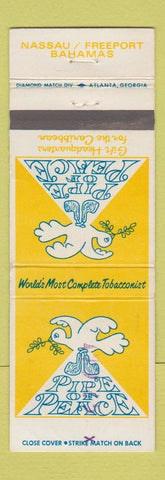 Matchbook Cover - Pipe of Peace Nassau Freeport Bahamas