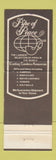 Matchbook Cover - Pipe of Peace Nassau Freeport Bahamas