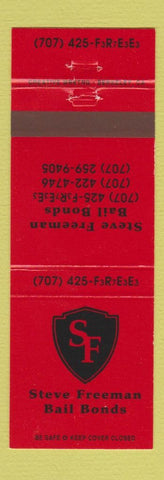 Matchbook Cover - Steve Freeman Bail Bonds
