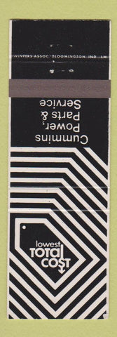 Matchbook Cover - Cummins Power Parts & Service Milwaukee WI