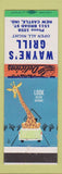 Matchbook Cover - Wayne's Grill New Castle IN