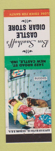 Matchbook Cover - Ben Saathoff's Castle Cigar Store New Castle IN