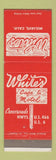 Matchbook Cover - White's Cafe Motel Mojave CA