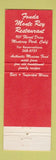 Matchbook Cover - Monte Rey Restaurant Mexican Monterey Park CA