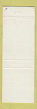 Matchbook Cover - Morongo Construction Equipment Morongo Valley CA BLUE
