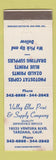Matchbook Cover - Valley Blue Print Supply Tarzana CA WEAR