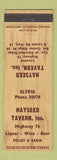 Matchbook Cover - Hayseed Tavern Elyria OH