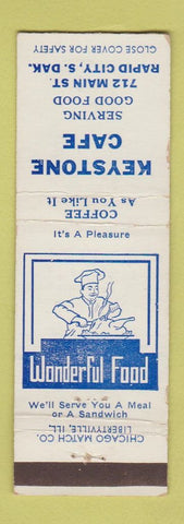 Matchbook Cover - Keystone Cafe Rapid City SD