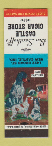 Matchbook Cover - Ben Saathoff's Castle Cigar Store New Castle IN