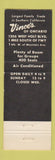 Matchbook Cover - Vince's Spaghetti Ontario CA WEAR