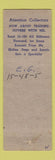 Matchbook Cover - Donald McPherson Match Collector Inkster MI pinup
