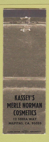 Matchbook Cover - Kassey's Merle Norman Cosmetics Milpitas CA WEAR