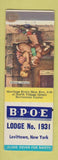 Matchbook Cover - Elks Lodge Levittown NY