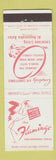 Matchbook Cover - Flamingo Hotel San Antonio TX