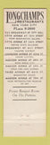 Matchbook Cover - Longchamps New York City
