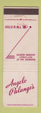 Matchbook Cover - Angelo Palange's Jackson Heights NY