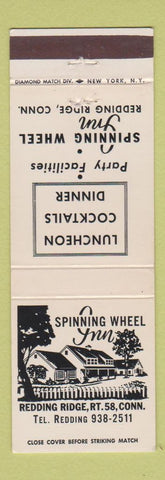 Matchbook Cover - Spinning Wheel Inn Redding Ridge CT
