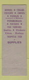 Matchbook Cover - Trefflich's Pet Store puppies New York City WORN