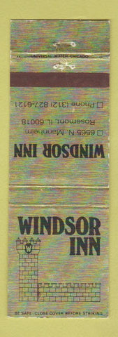 Matchbook Cover - Windsor Inn Rosemont IL