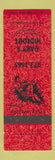 Matchbook Cover - Gary's Hideout billiards girlie WEAR
