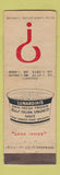 Matchbook Cover - Lunardini's Frozen Spaghetti WORN