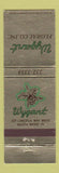 Matchbook Cover - Wygant Floral Flowers South Bend IN