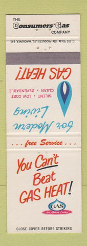 Matchbook Cover - Consumers' Gas Company
