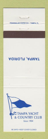 Matchbook Cover - Tampa Yacht Country Club FL