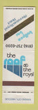 Matchbook Cover - Reef Bullpen Bar Sheraton Royal Hotel Kansas City MO