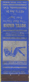 Matchbook Cover - Hotel Green Sacramento CA girlie Publix WEAR