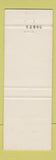 Matchbook Cover - Best Western World Motor Hotel Salt Lake City UT