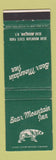 Matchbook Cover - Bear Mountain Inn NY