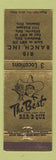 Matchbook Cover - Rib Ranch Restaurant BBQ Stillwater Woodward Shawnee OK
