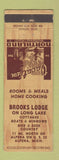 Matchbook Cover - Brooks Lodge Alpena MI WEAR