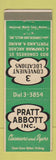 Matchbook Cover - Pratt Abbott Cleansers Dyers Portland ME