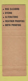Matchbook Cover - Pratt Abbott Cleansers Dyers Portland ME