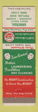 Matchbook Cover - Universal Launderers Cleaners Portland ME