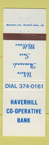 Matchbook Cover - Haverhill COOP Bank MA