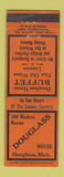 Matchbook Cover - Douglass House Houghton MI