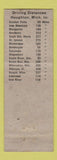 Matchbook Cover - Douglass House Houghton MI
