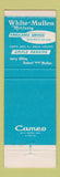 Matchbook Cover - White Mullen Mortuary Fuenral Home Ferguson MO WEAR