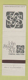 Matchbook Cover - John Stygar Son Funeral Home St Louis MO