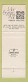 Matchbook Cover - John Stygar Son Funeral Home St Louis MO