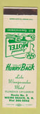 Matchbook Cover - Lake Winnipesaukee Motel Weirs Beach NH